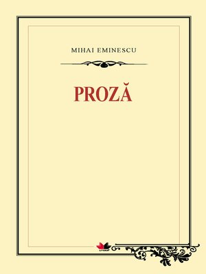 cover image of Proză